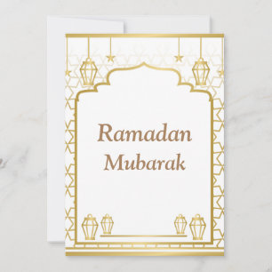 Cartes Pour Fêtes Annuelles Elégant Ramadan Moubarak islamique Masjid Design