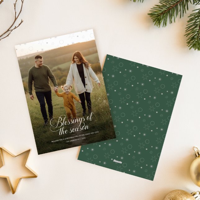 Cartes Pour Fêtes Annuelles Elegant Religious Christian Family Photo Christmas (Créateur téléchargé)
