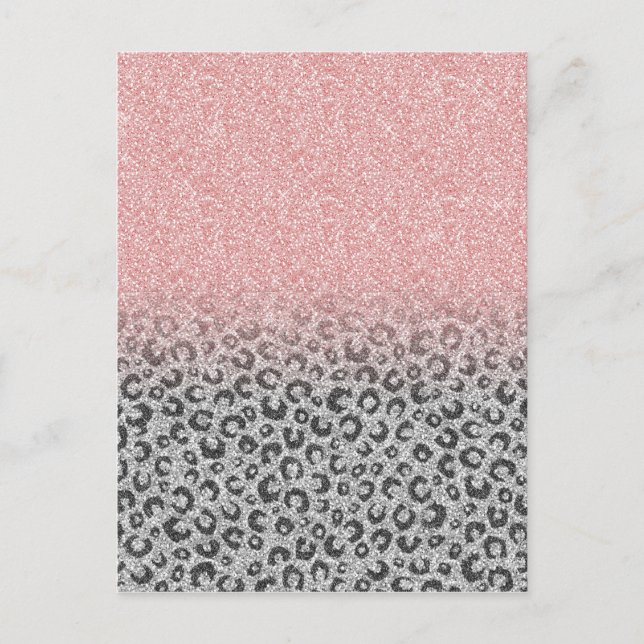Cartes Pour Fêtes Annuelles Élégant Rose Gold Parties scintillant Empreinte de (Devant)
