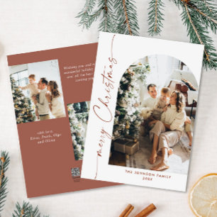 Cartes Pour Fêtes Annuelles Élégant Stylisant 3 PHOTO Noël Salutation