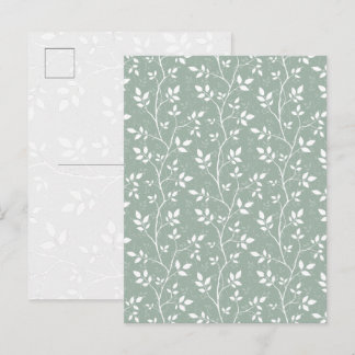 Cartes Pour Fêtes Annuelles Élégante branche botanique minimaliste de couleur