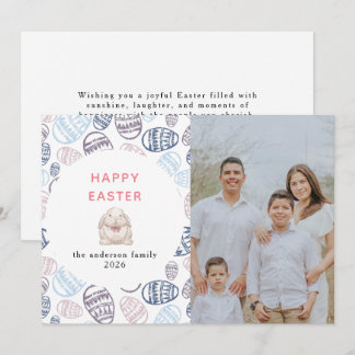 Cartes Pour Fêtes Annuelles Élégante Photo d'Œufs Aquarelle Moderne Joyeuses P