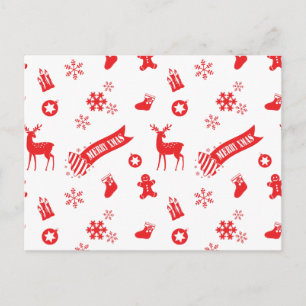 Cartes Pour Fêtes Annuelles Éléments de Noël