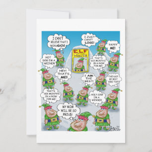 Cartes Pour Fêtes Annuelles Elfe du mois