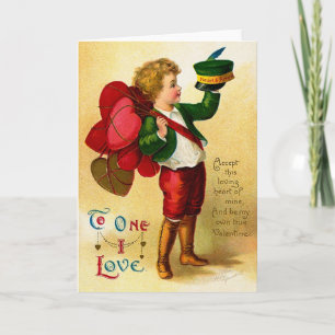 Cartes Pour Fêtes Annuelles Ellen H. Clapsaddle : Acceptez ce coeur amoureux