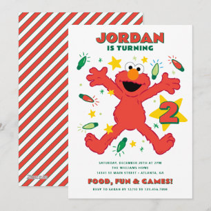 Cartes Pour Fêtes Annuelles Elmo Sesame Street Fête Anniversaire
