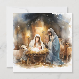 Cartes Pour Fêtes Annuelles Éloigné Dans Un Noël De Manger