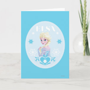 Cartes Pour Fêtes Annuelles Elsa   Les flocons de neige