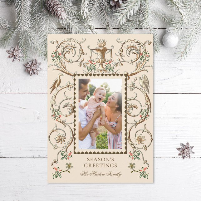 Cartes Pour Fêtes Annuelles Embellie romantique Resort Photo (Créateur téléchargé)