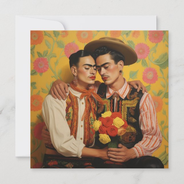 Cartes Pour Fêtes Annuelles Embrasse de la passion (Devant)