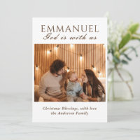EMMANUEL Dieu est avec nous Bible Photo Noël