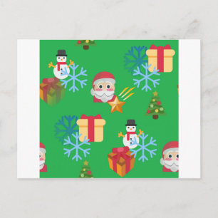 Cartes Pour Fêtes Annuelles emoji de noël