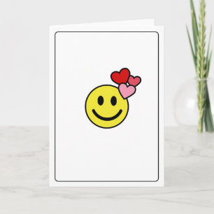 Cartes Pour Fêtes Annuelles Émoticônes - Aimez-vous !