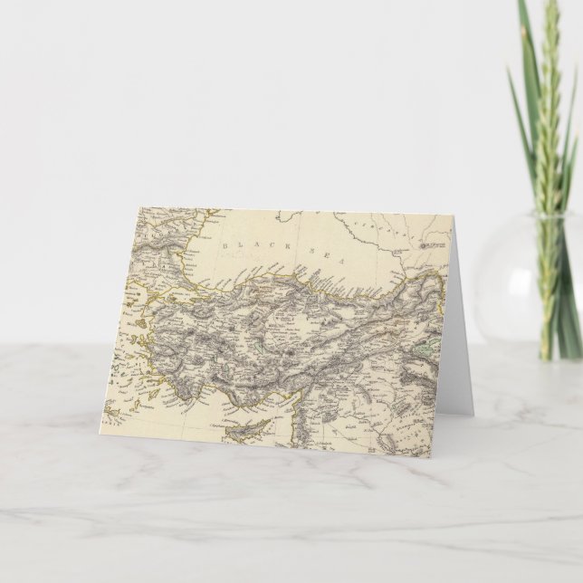 Cartes Pour Fêtes Annuelles Empire turc, Grèce (Devant)