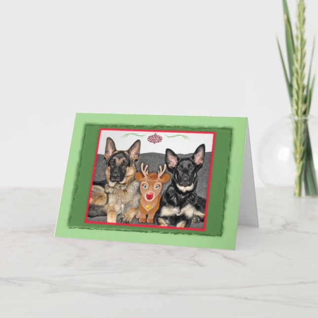 Cartes Pour Fêtes Annuelles En attente de Père Noël (Devant)