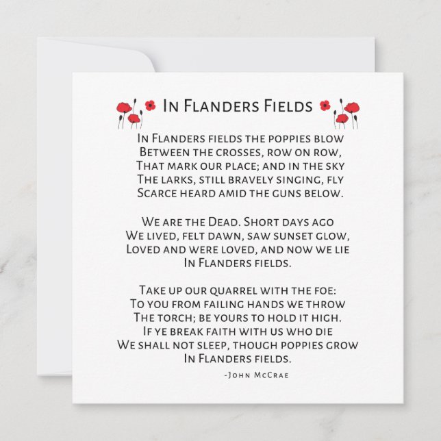 Cartes Pour Fêtes Annuelles En Flandre, Les Papes Font Sauter John McCrae (Devant)
