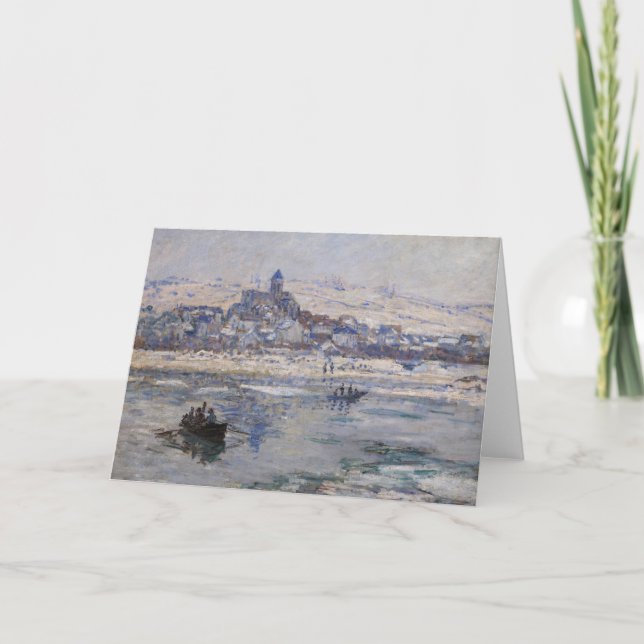 Cartes Pour Fêtes Annuelles En Hiver de Vetheuil (Devant)