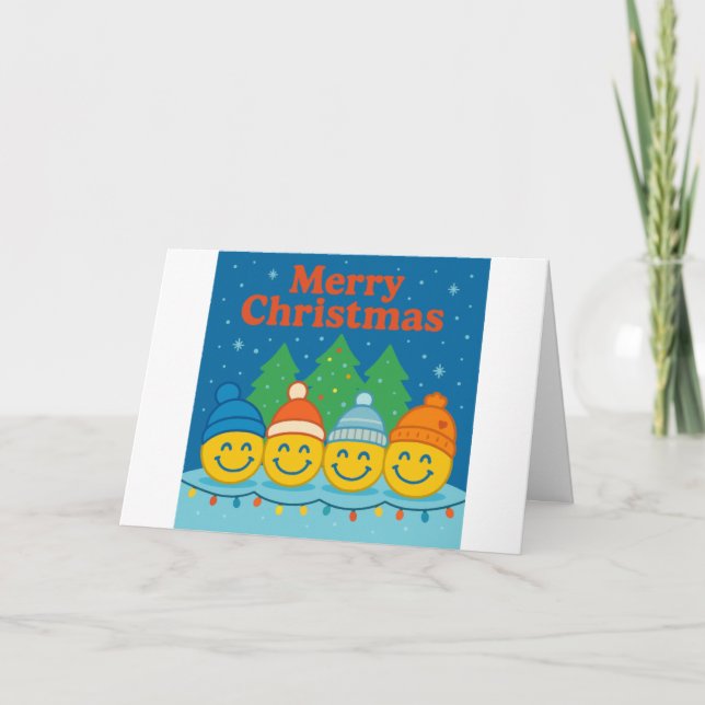 Cartes Pour Fêtes Annuelles Encouraging Christmas Card (Devant)