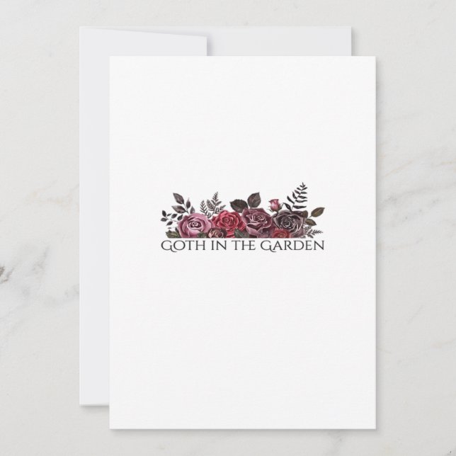Cartes Pour Fêtes Annuelles Encre Whimsigoth – Forêts Mystiques, Lunes & Magie (Devant)