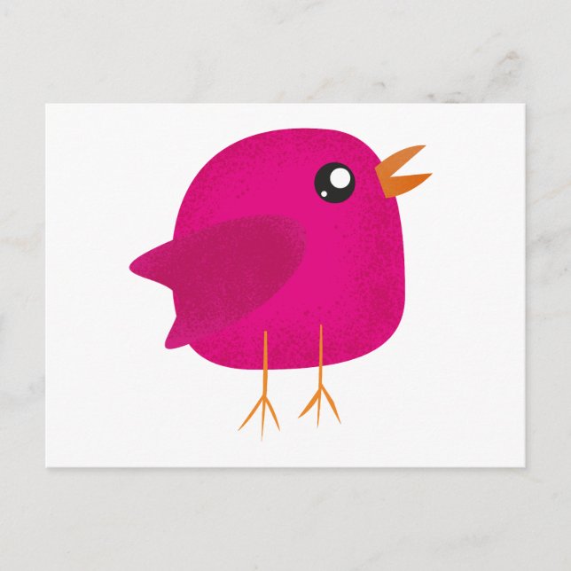 Cartes Pour Fêtes Annuelles Enfants mignonette birdy (Devant)