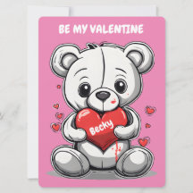 Enfants Teddy Bear Saint Valentin