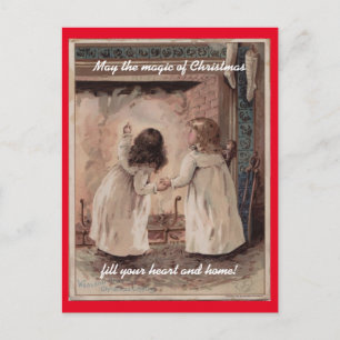 Cartes Pour Fêtes Annuelles Enfants vintages Noël