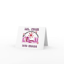 Enseignant 2e année personnalisé Bienvenue/