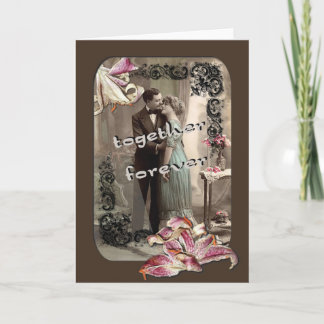 Cartes Pour Fêtes Annuelles Ensemble pour toujours