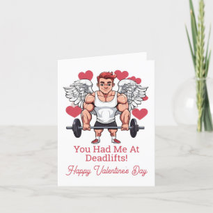 Cartes Pour Fêtes Annuelles Entraîneur de fitness pour musculation Valentine's