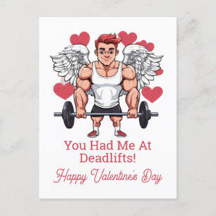 Cartes Pour Fêtes Annuelles Entraîneur de fitness pour musculation Valentine's