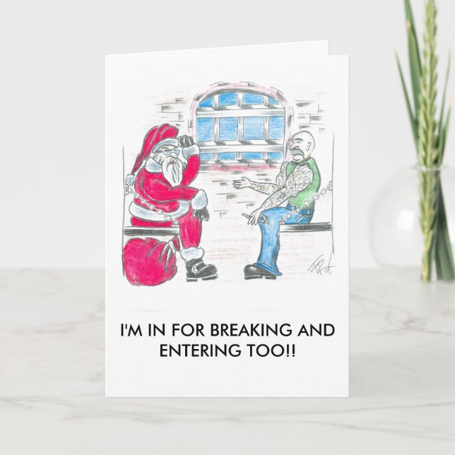 CARTES POUR FÊTES ANNUELLES ENTRÉE PAR EFFRACTION (Devant)
