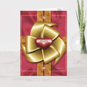 Cartes Pour Fêtes Annuelles Enveloppement du coeur Valentine