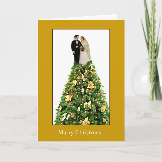 Cartes Pour Fêtes Annuelles Épouse Noël ! (Devant)