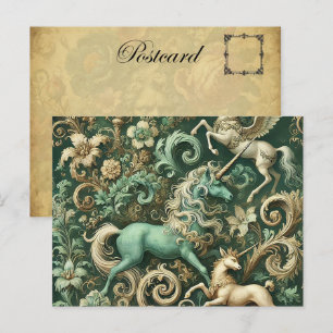 Cartes Pour Fêtes Annuelles Equinoxe céleste - licorne mythique