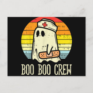Cartes Pour Fêtes Annuelles Équipe Boo Boo Infirmière Halloween Pour Infirmièr