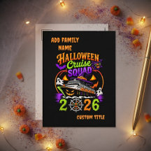 Équipe de croisière Halloween 2026 tenue coordonné