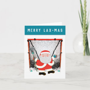 Cartes Pour Fêtes Annuelles Équipe de crosse Noël