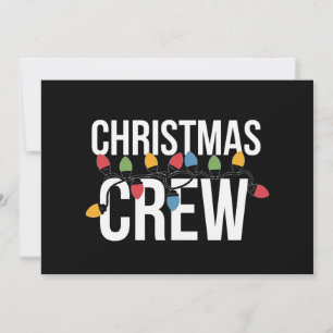 Cartes Pour Fêtes Annuelles Équipe de Noël Famille Vacances de Noël