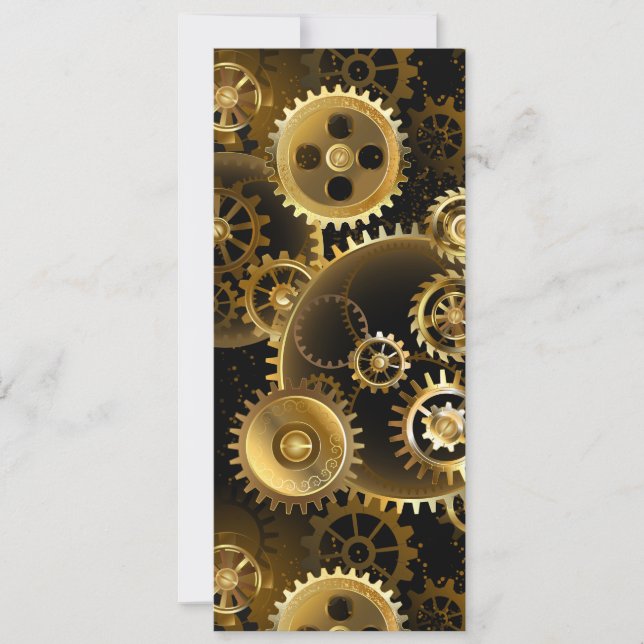Cartes Pour Fêtes Annuelles Équipements en laiton sans vapeur (Devant)