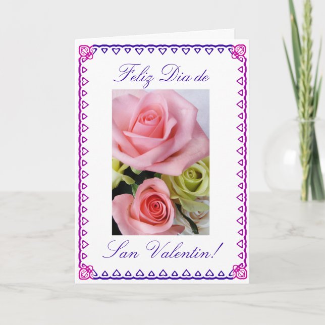 Cartes Pour Fêtes Annuelles Espagnol : Saint Valentin /San Valentin (Devant)