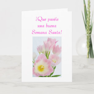 Cartes Pour Fêtes Annuelles Espagnol : Semana Père Noël/Pâques