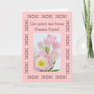 Cartes Pour Fêtes Annuelles Espagnol : Semana Père Noël/Pascua/Pâques #2