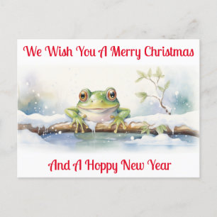 Cartes Pour Fêtes Annuelles Espèce de grenouille désirée pour le Nouvel An