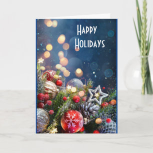 CARTES POUR FÊTES ANNUELLES ESPÉRONS QUE NOËL EST UN PLAISIR POUR LA NOUVELLE 