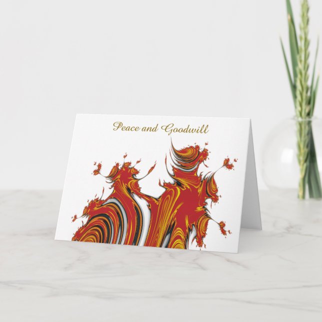 CARTES POUR FÊTES ANNUELLES ESPRITS DE NOËL (Devant)