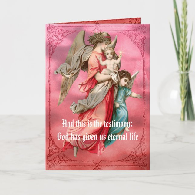 Cartes Pour Fêtes Annuelles Et this is the testimony Christmas (Devant)