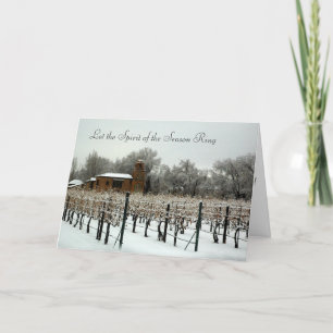 Cartes Pour Fêtes Annuelles Établissement vinicole de Rodena de maison en