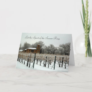 Cartes Pour Fêtes Annuelles Établissement vinicole de Rodena de maison en