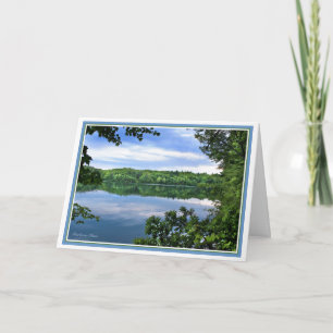 Cartes Pour Fêtes Annuelles Étang de Walden : Vue paysagère