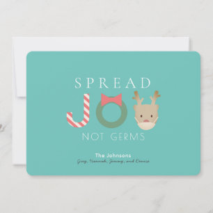 Cartes Pour Fêtes Annuelles Étendre Joyeuse Reindeer Masque bleu Noël